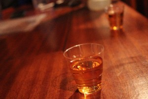 Första ankarwhiskyn ombord Första ankarwhiskyn ombord